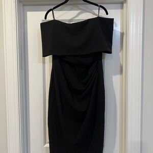 Vince Camuto Chic Black off the shoulder Dress